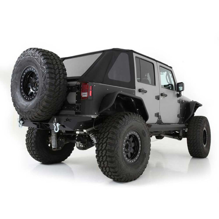 Capotă Moale Înclinată Black Diamond, Smittybilt, Jeep Wrangler 2007 - 2018 - EDK.ro