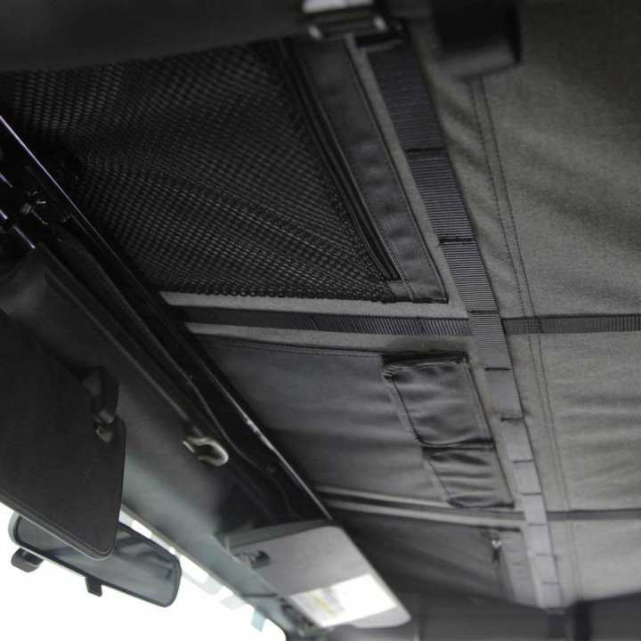 Soft Top Slant Black Diamond, Smittybilt, Jeep Wrangler 2007 - 2018 - EDK.ro