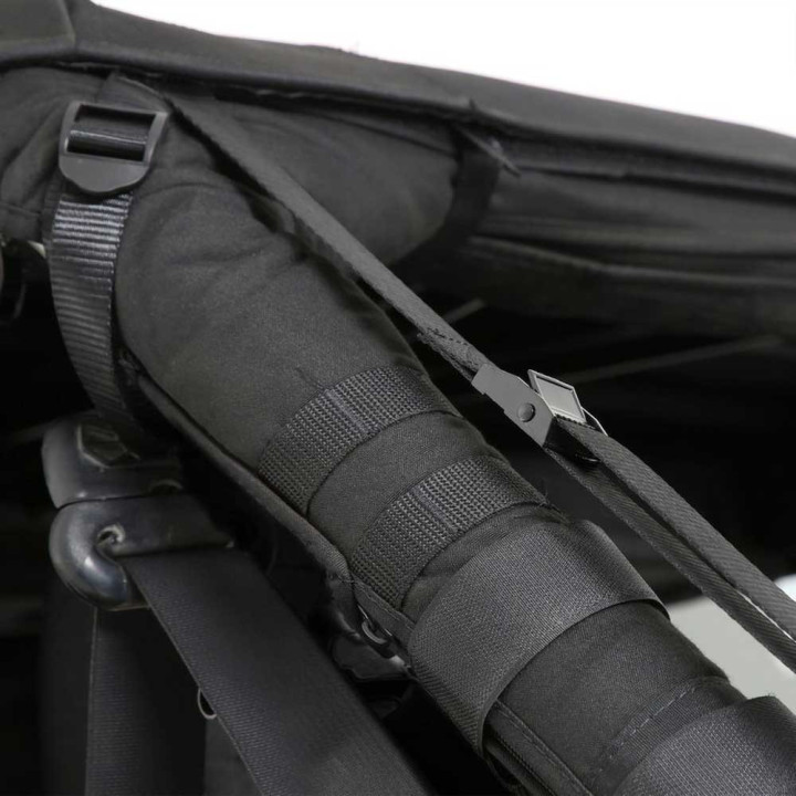 Soft Top Slant Black Diamond, Smittybilt, Jeep Wrangler 2007 - 2018 - EDK.ro