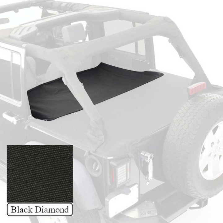 Tonneau Extension Black Diamond, Smittybilt, Jeep Wrangler 2007 - 2018 - EDK.ro