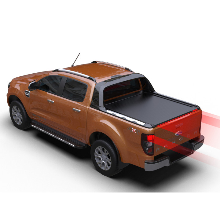 Electronically Assisted Roll Top Tonneau Bed Cover, Tessera 4x4 Roll+, Ford Ranger Wildtrak Double Cab 2012 - 2022 - EDK.ro
