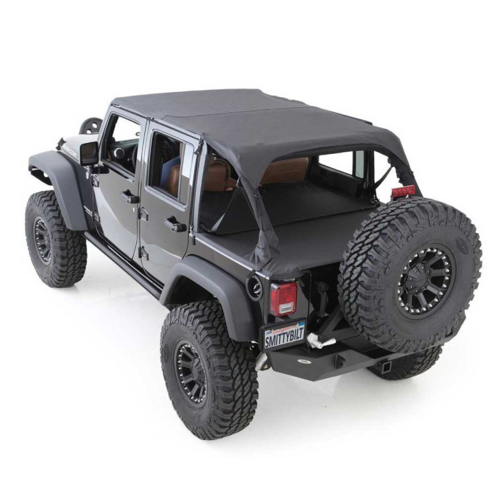 Tonneau Extension Black Diamond, Smittybilt, Jeep Wrangler 2007 - 2018 - EDK.ro