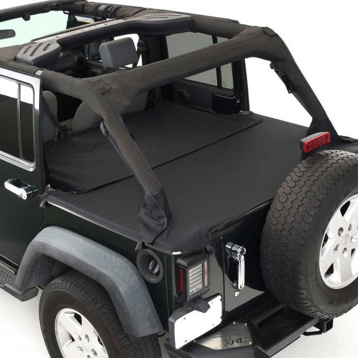 Tonneau Extension Black Diamond, Smittybilt, Jeep Wrangler 2007 - 2018 - EDK.ro