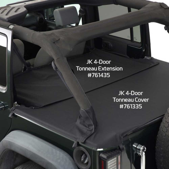 Extensie Tonneau Black Diamond, Smittybilt, Jeep Wrangler 2007 - 2018 - EDK.ro