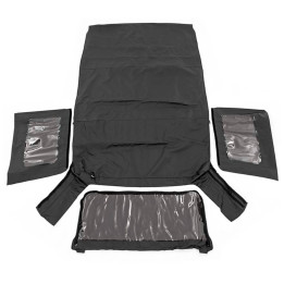 Geacă Soft Top Neagră Denim, Rough Country 07-09, Jeep Wrangler 2007 - 2018 - EDK.ro