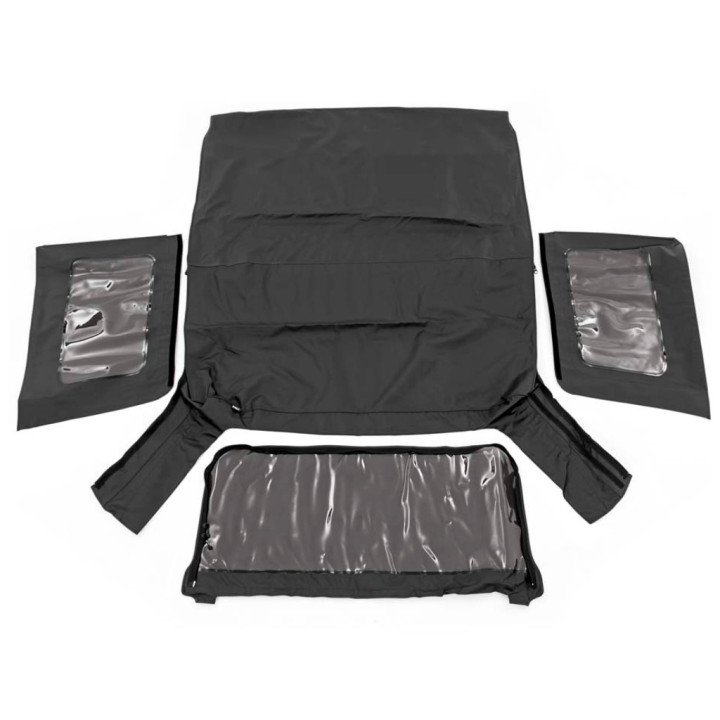 Soft Top Black Denim, Rough Country 07-09, Jeep Wrangler 2007 - 2018 - EDK.ro