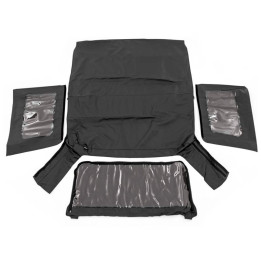 Soft Top Black Denim, Rough Country 10-18, Jeep Wrangler 2007 - 2018 - EDK.ro
