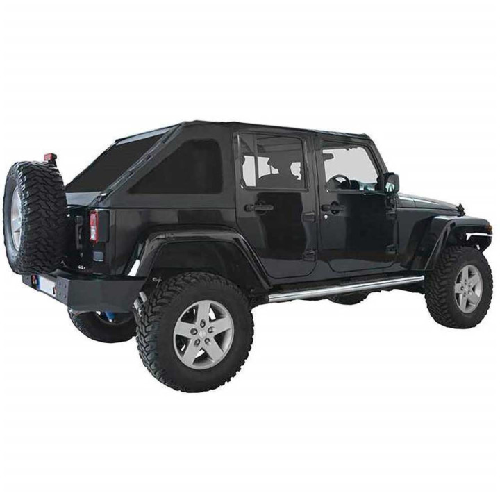 Cargo Window Cover Fastback, Suntop, Jeep Wrangler 2007 - 2018 - EDK.ro