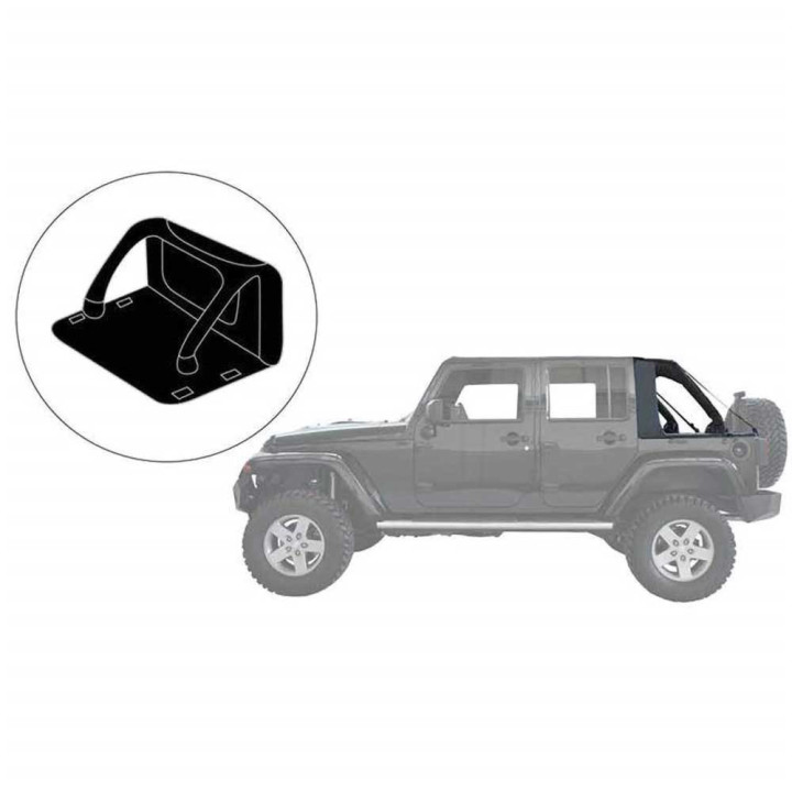 Husă pentru Bagaje, Suntop, Jeep Wrangler 2007 - 2018 - EDK.ro