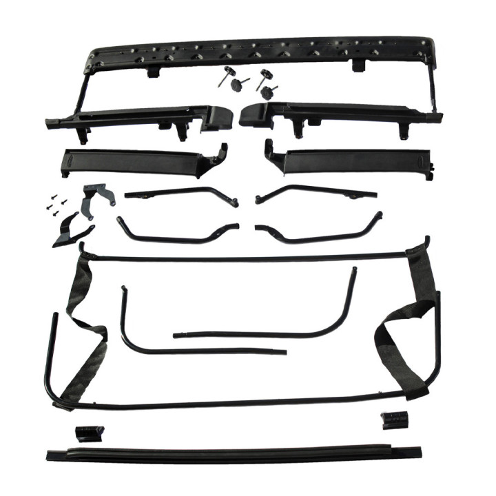 Kit Complet de Accesorii pentru Plafon Moale, MasterTop, Jeep Wrangler 2007 - 2018 - EDK.ro