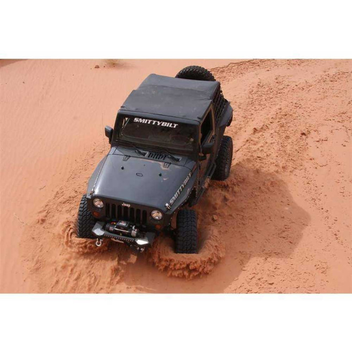 Soft Top Extended Black Diamond, Smittybilt, Jeep Wrangler 2007 - 2018 - EDK.ro