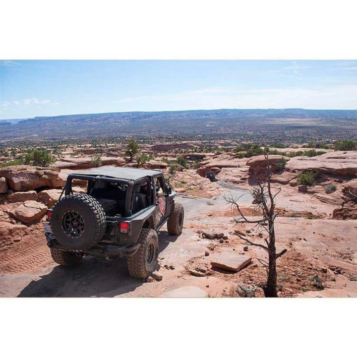 Soft Top Extended Black Diamond, Smittybilt, Jeep Wrangler 2007 - 2018 - EDK.ro