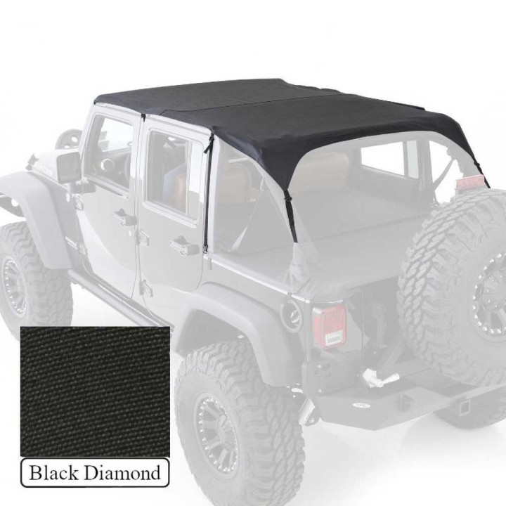 Plafon Moale Extins Black Diamond, Smittybilt, Jeep Wrangler 2007 - 2018 - EDK.ro