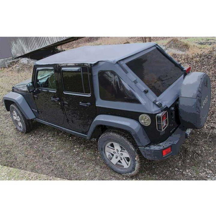 Prelată Completă pentru Plafon Fastback Bowlless, Suntop, Jeep Wrangler 2007 - 2018 - EDK.ro