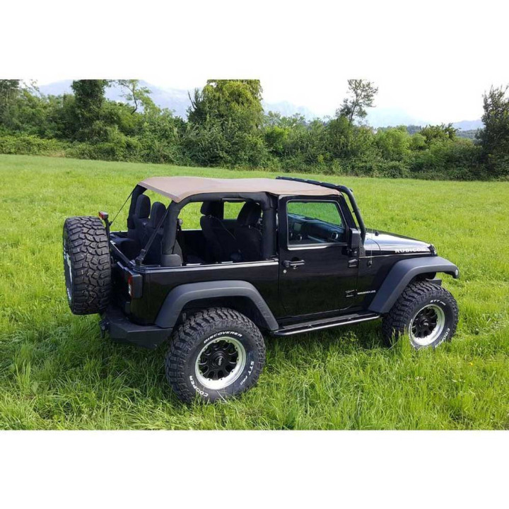 Prelată Completă pentru Plafon Fastback, Suntop bowless, Jeep Wrangler 2007 - 2018 - EDK.ro