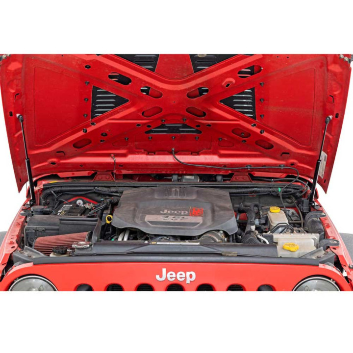 Hydraulic Hood Assist, Rough Country, Jeep Wrangler 2007 - 2018 - EDK.ro