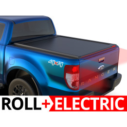 Electronically Assisted Roll Top Tonneau Bed Cover, Tessera 4x4 Roll+, Ford Ranger XLT Double Cab 2012 - 2022 - EDK.ro