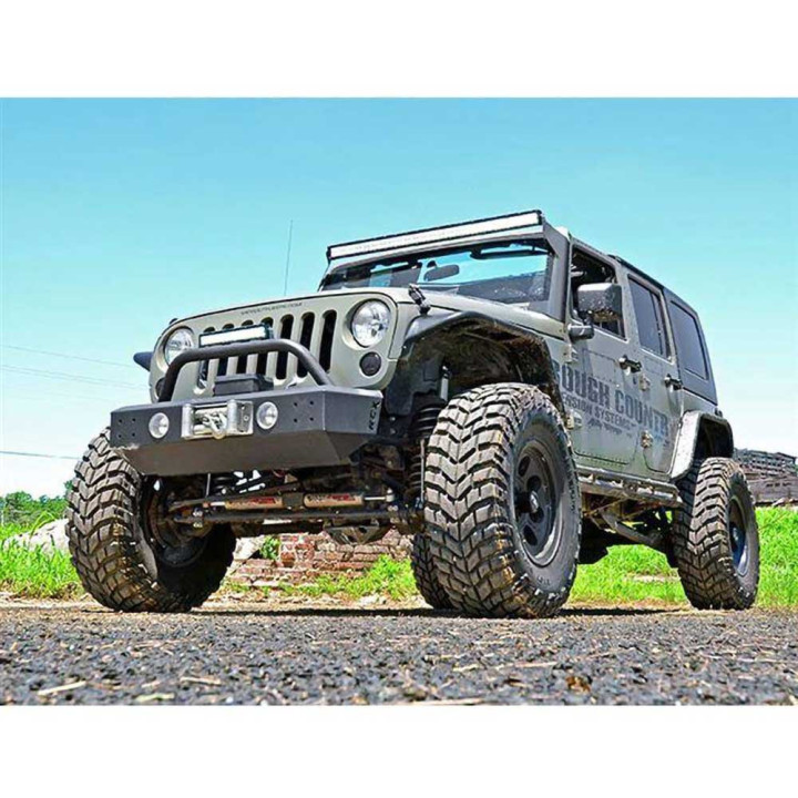 EC Approved LED Projector Integration Kit for Windshield, Rough Country Upper windshield LED straight light bar 50" mounts, Jeep