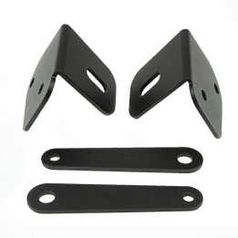 EC Approved LED Projector Integration Kit, OFD LED light A pillar mount kit, Jeep Wrangler 2007 - 2018 - EDK.ro