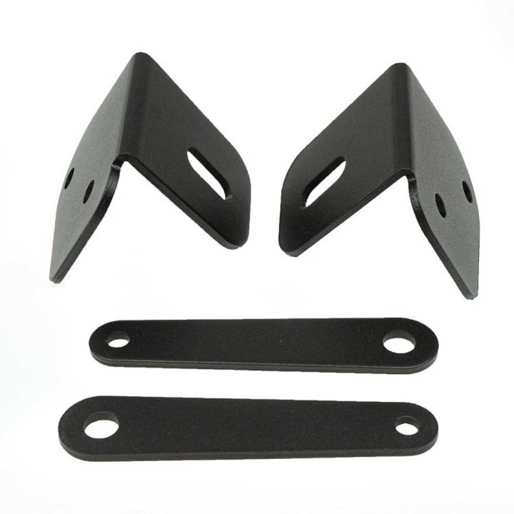 EC Approved LED Projector Integration Kit, OFD LED light A pillar mount kit, Jeep Wrangler 2007 - 2018 - EDK.ro