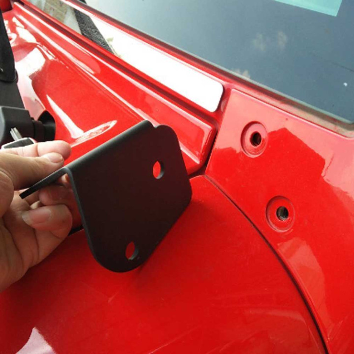 Kit de Integrare Proiectoare LED Omologate, OFD LED light A pillar mount kit, Jeep Wrangler 2007 - 2018 - EDK.ro