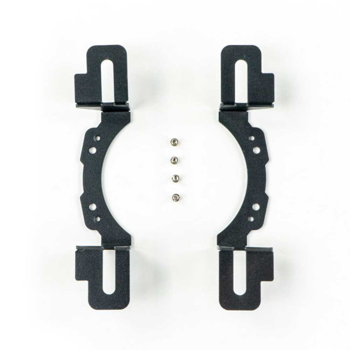 EC Approved LED Projector Integration Kit, OFD LED light brackets to bumper, Jeep Wrangler 2007 - 2018 - EDK.ro