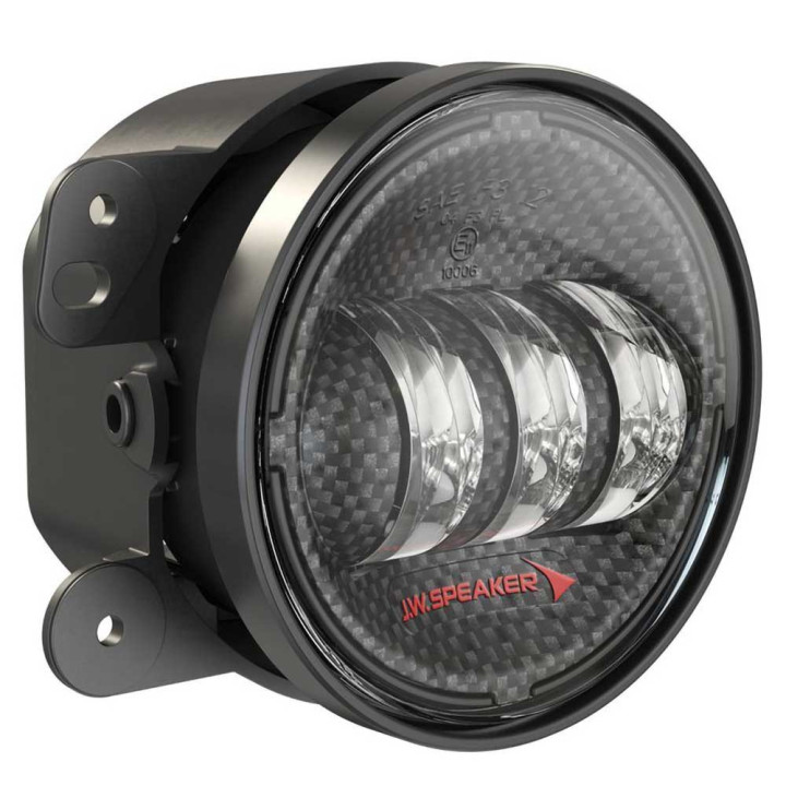 LED Fog Lights Round Black 4 Inch, JW Speaker 6145 J2 Series, Jeep Wrangler 2007 - 2018 - EDK.ro