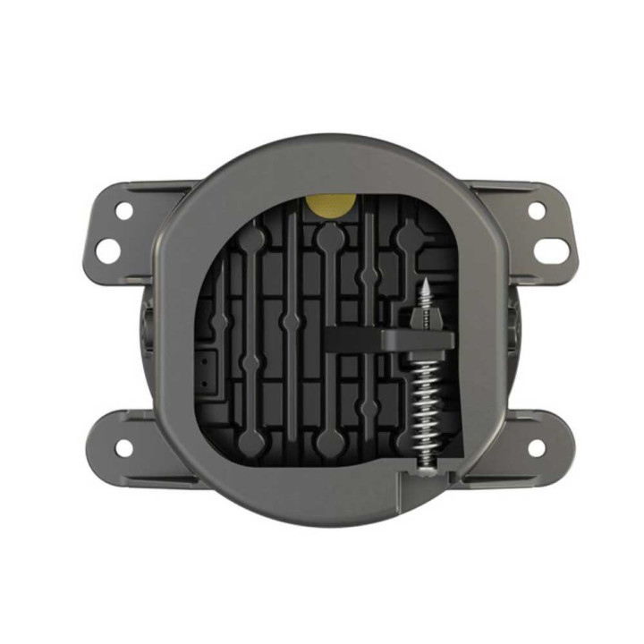 LED Fog Lights Round Black 4 Inch, JW Speaker 6145 J2 Series, Jeep Wrangler 2007 - 2018 - EDK.ro