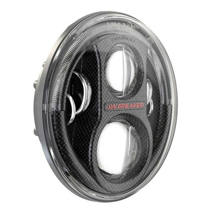 Headlights LED Carbon, JW Speaker 8700 Evolution J2 Series, Jeep Wrangler 2007 - 2018 - EDK.ro