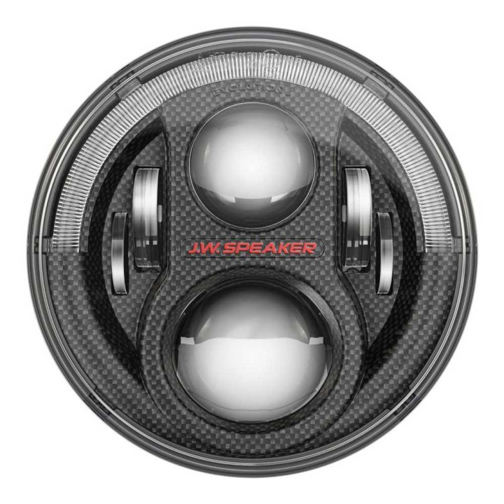 Headlights LED Carbon, JW Speaker 8700 Evolution J2 Series, Jeep Wrangler 2007 - 2018 - EDK.ro