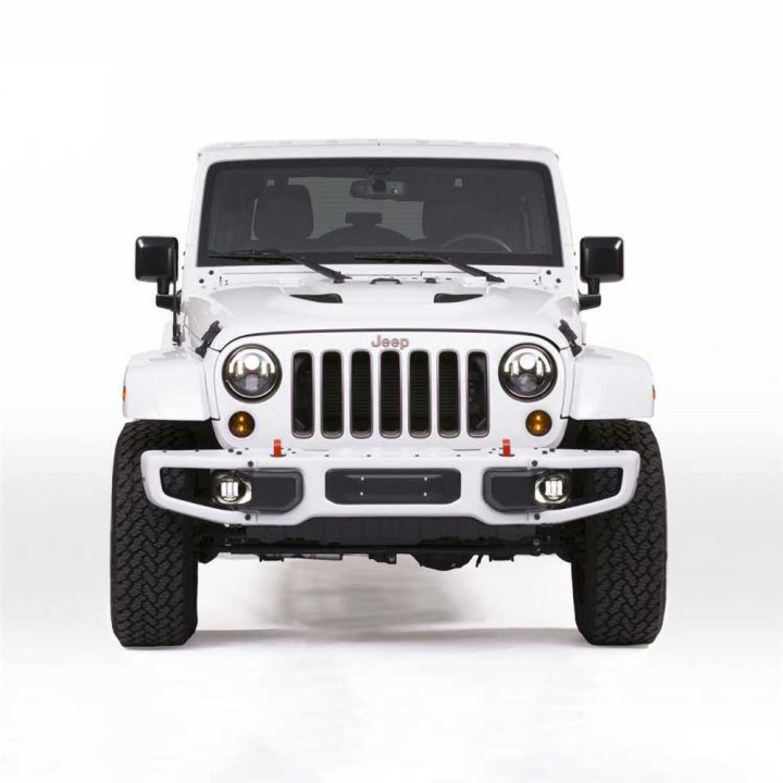 Turn Signals LED Clear, JW Speaker, Jeep Wrangler 2007 - 2018 - EDK.ro