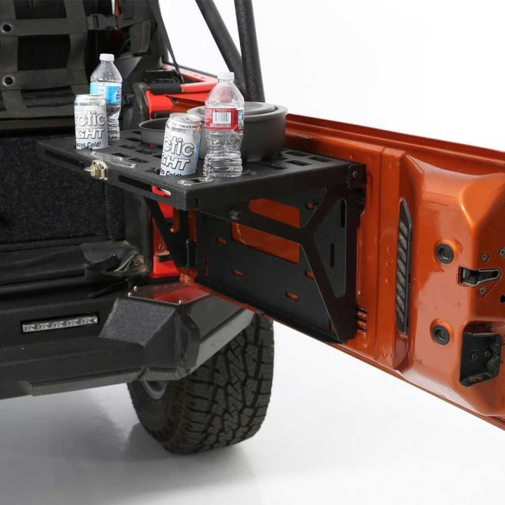 Tailgate Flip Down Table, Smittybilt, Jeep Wrangler 2007 - 2018 - EDK.ro
