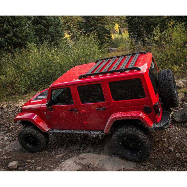 Bară Portbagaj de Plafon Neagră, TeraFlex Nebo, Jeep Wrangler 2007 - 2018 - EDK.ro