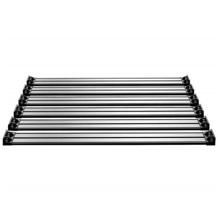 Bară Portbagaj Plafon Argintie, TeraFlex Nebo, Jeep Wrangler 2007 - 2018 - EDK.ro