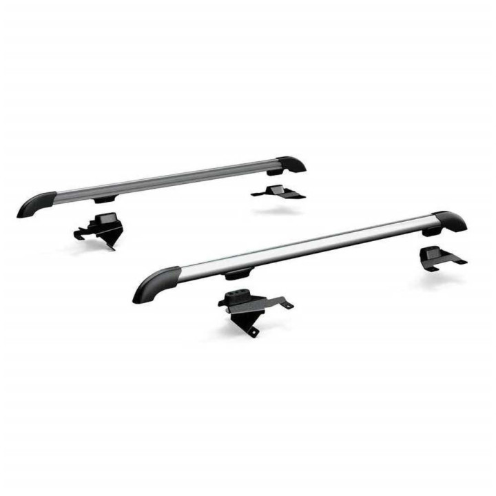 Kit Bară Principală pentru Portbagaj de Plafon Argintiu, TeraFlex Nebo, Jeep Wrangler 2007 - 2018 - EDK.ro
