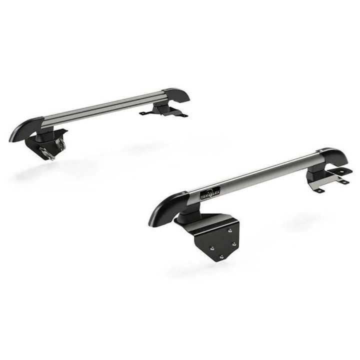Roof Rack Main Rail Kit Silver, TeraFlex Nebo, Jeep Wrangler 2007 - 2018 - EDK.ro