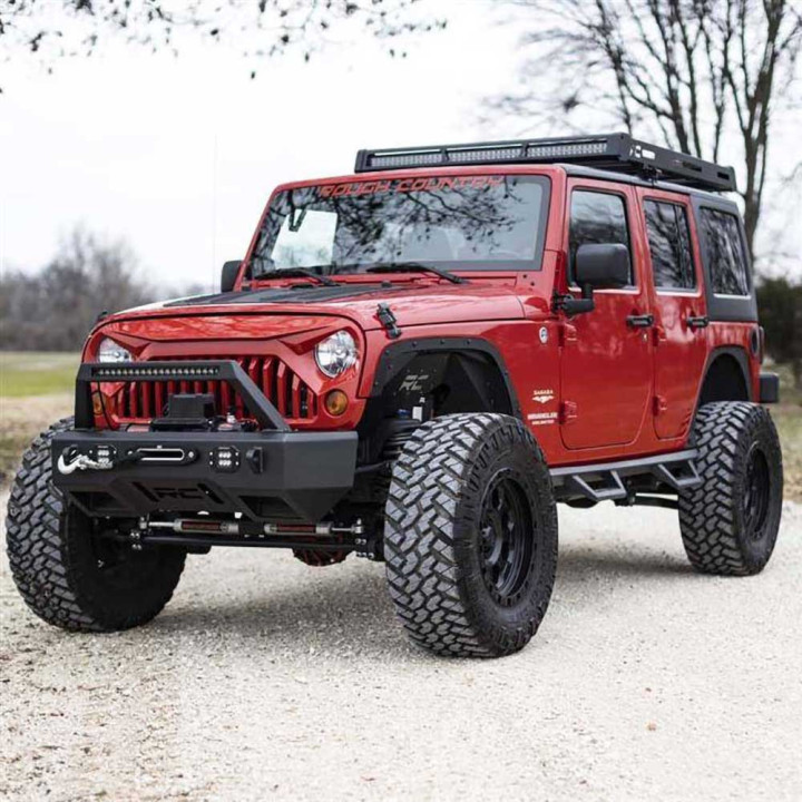 Sistem de Portbagaj de Plafon pentru Hard Top, Rough Country, Jeep Wrangler 2007 - 2018 - EDK.ro