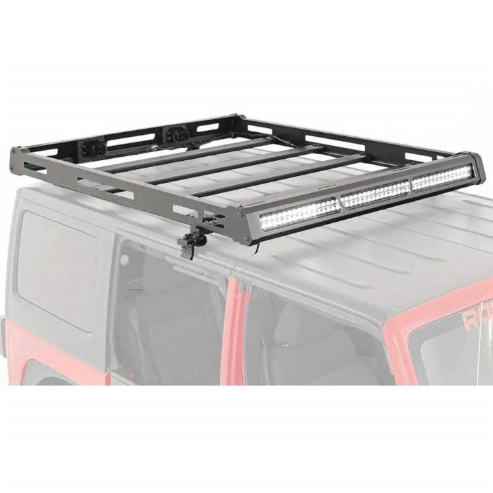 Sistem de Portbagaj pentru Hard Top cu Lumini LED, Rough Country, Jeep Wrangler 2007 - 2018 - EDK.ro