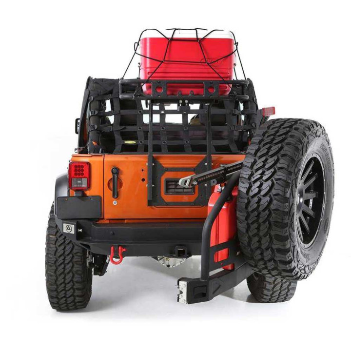 Tailgate Rack, Basket, Smittybilt Defender, Jeep Wrangler 2007 - 2018 - EDK.ro