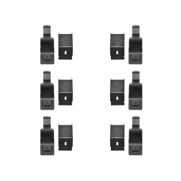 Mounting Kit for SRM Rack Gutter Mount Capacity Up to 80 kg, Go Rhino, Jeep Wrangler 2007 - Present - EDK.ro