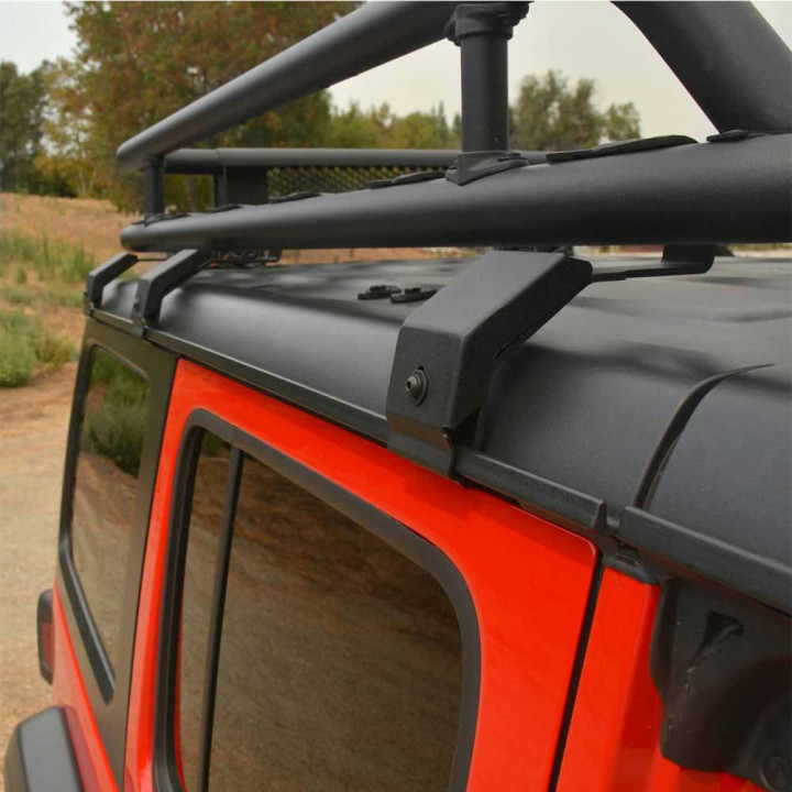 Mounting Kit for SRM Rack Gutter Mount Capacity Up to 80 kg, Go Rhino, Jeep Wrangler 2007 - Present - EDK.ro