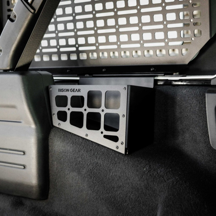 Left Cargo Basket, Bison Gear, Jeep Wrangler 2007 - Present - EDK.ro