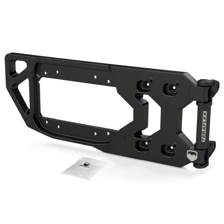 Kit Suport Roată de Rezervă cu Balamale, TeraFlex Alpha, Jeep Wrangler 2018 - Prezent - EDK.ro