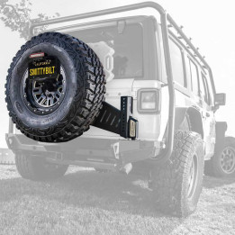 Frame-mounted Tyre Carrier, Smittybilt XRC/SRC, Jeep Wrangler 2018 - Present - EDK.ro