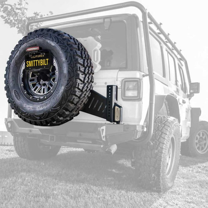 Suport pentru Anvelope Montat pe Cadru, Smittybilt XRC/SRC, Jeep Wrangler 2018 - Prezent - EDK.ro