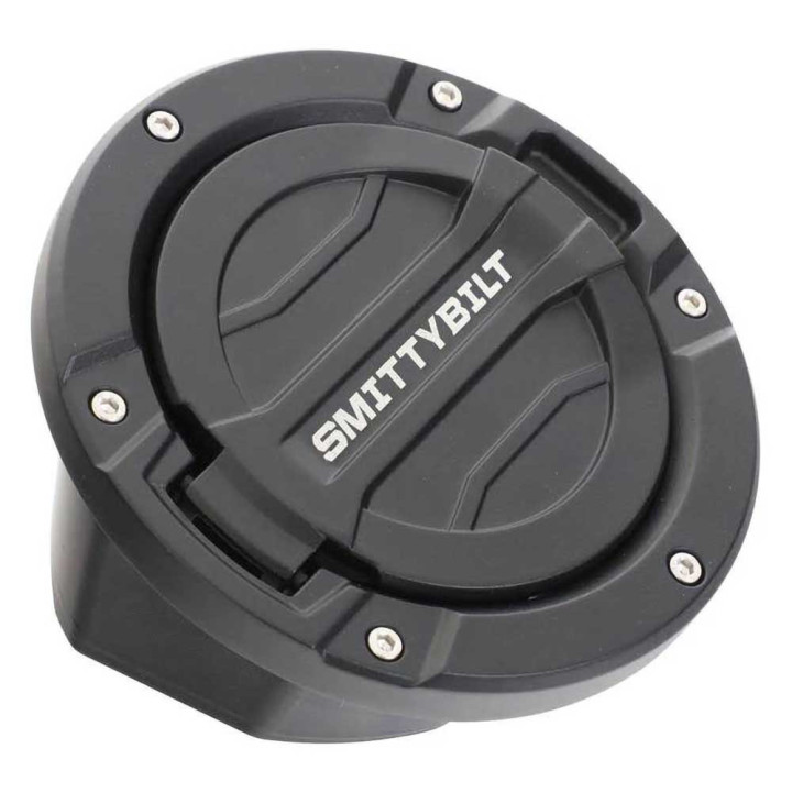 Capac de Gaz din Aluminiu Negru, Smittybilt, Jeep Wrangler 2018 - Prezent - EDK.ro