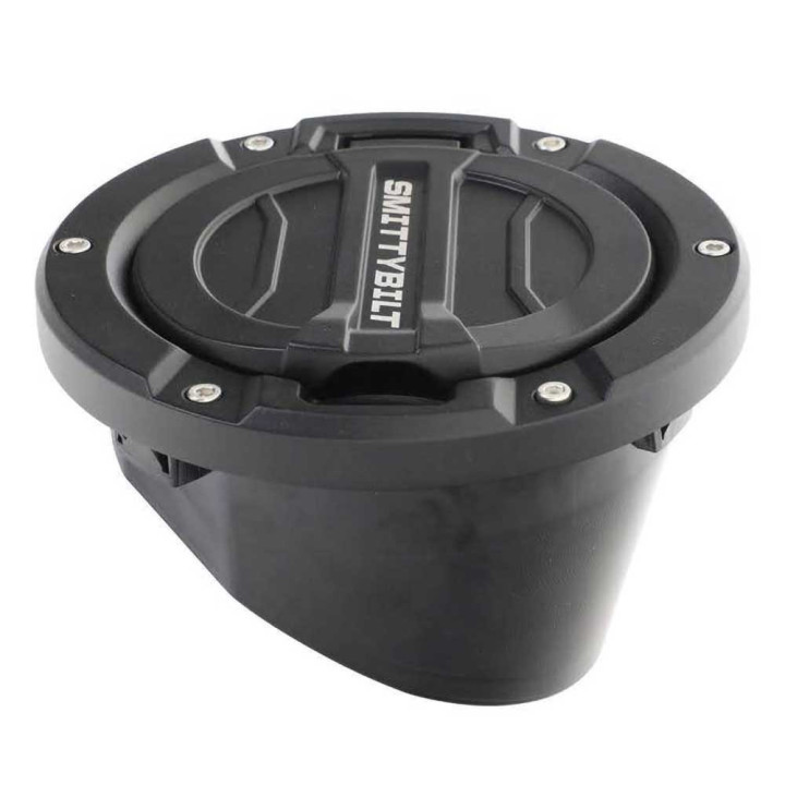 Capac de Gaz din Aluminiu Negru, Smittybilt, Jeep Wrangler 2018 - Prezent - EDK.ro