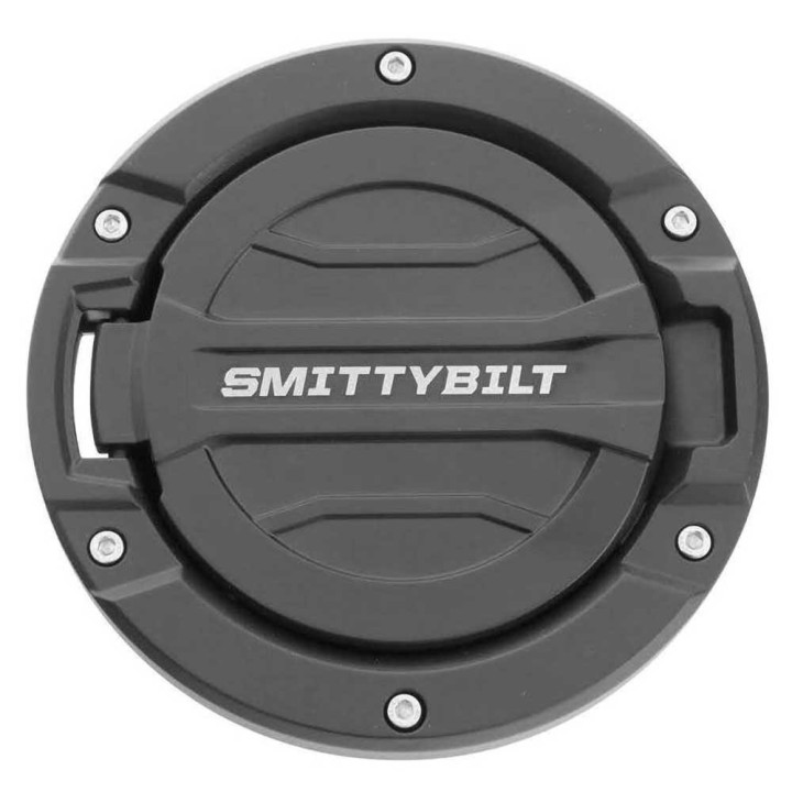 Capac de Gaz din Aluminiu Negru, Smittybilt, Jeep Wrangler 2018 - Prezent - EDK.ro