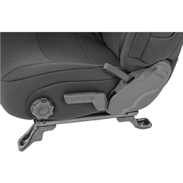 Set Huse Scaun Neopren Negru, Rough Country, Jeep Wrangler 2018 - Prezent - EDK.ro