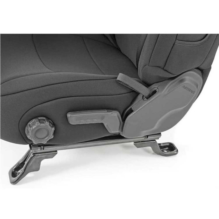 Set Huse Scaun Neopren Negru, Rough Country, Jeep Wrangler 2018 - Prezent - EDK.ro